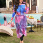 Plus Size Women's Bohemian Style 2PC Burkini Set