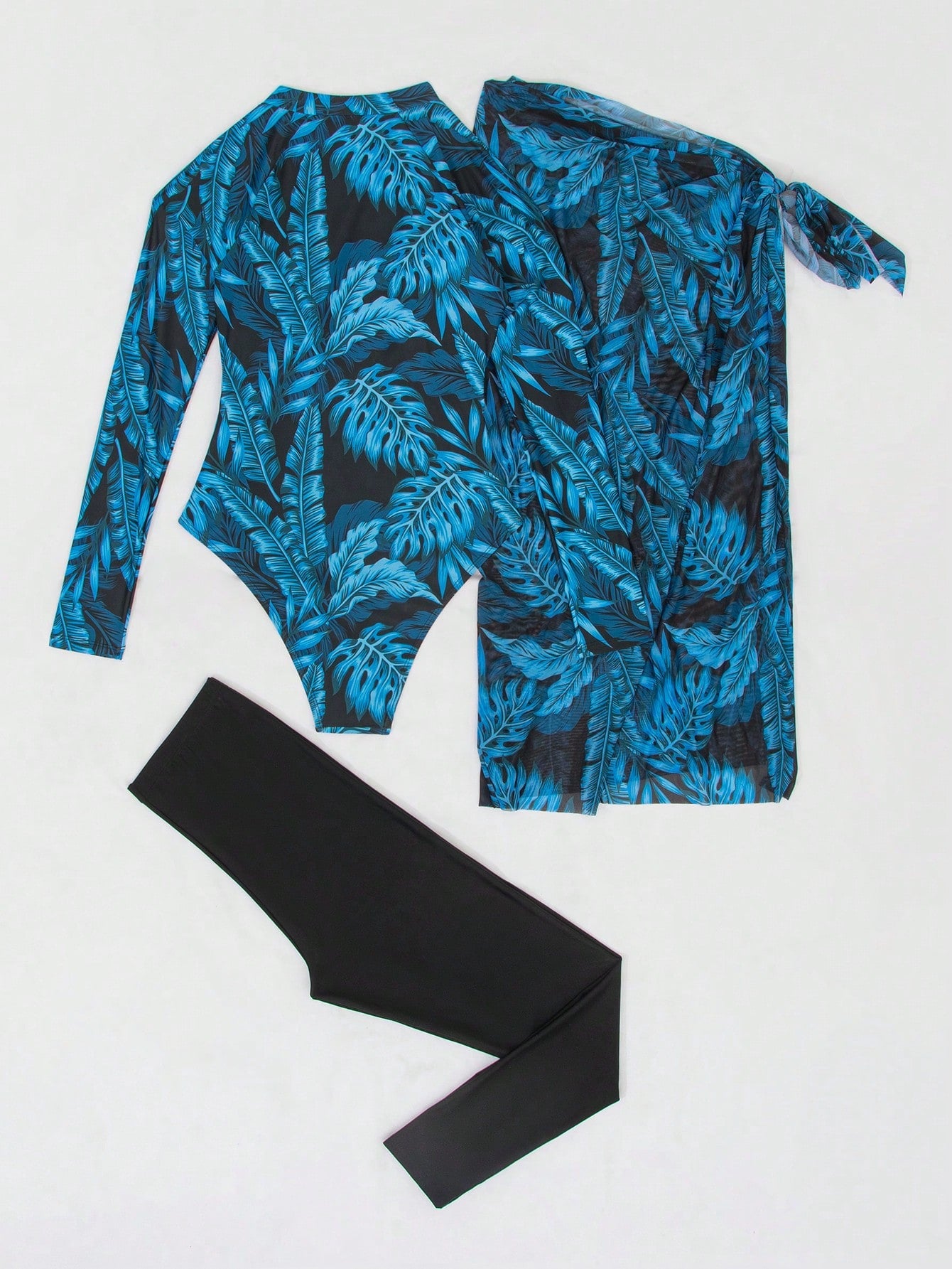 3pcs Long Sleeve Swimwear Set