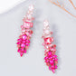 Glass Rhinestone Earrings