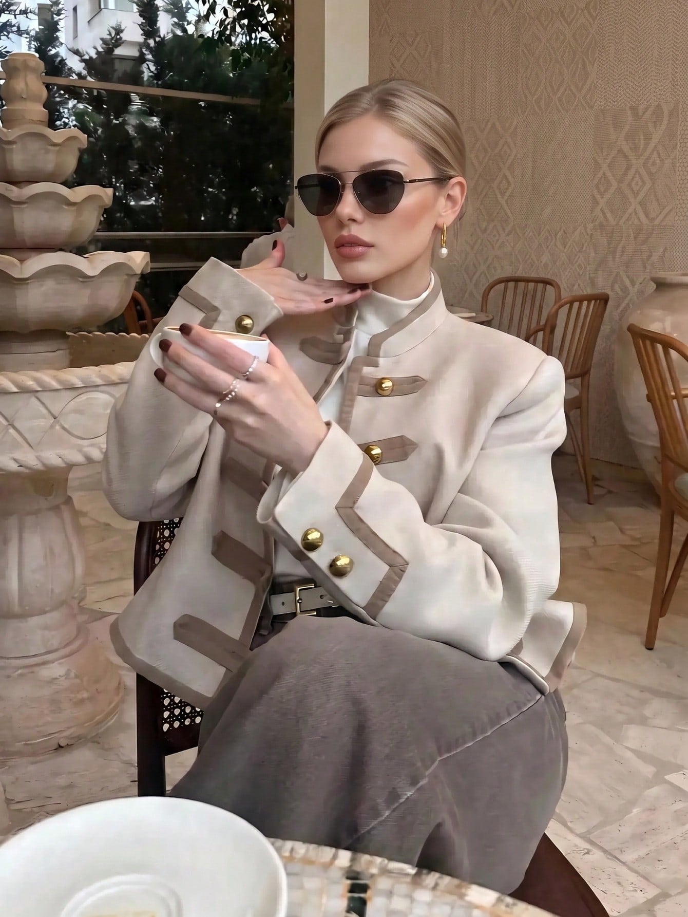 Versatile Slim Fit Coat