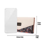 Korean Style diamond Check Contrast Color Envelope Clutch Wallet