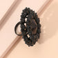 Round Rhinestone Ring