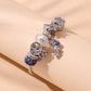 Rhinestone Star & Astronaut Charm Bracelet