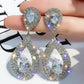 Rhinestone Water Drop Earrings