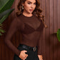 Sheer Slim Mesh Top
