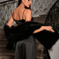 Plush Fur Cape Coat