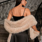 Plush Shawl Coat