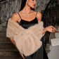 Plush Shawl Coat