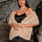 Plush Shawl Coat