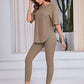 Drop Shoulder Tee & Leggings