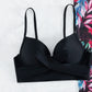 Floral Print Push Up Bikini With Beach Skirt Swimwear