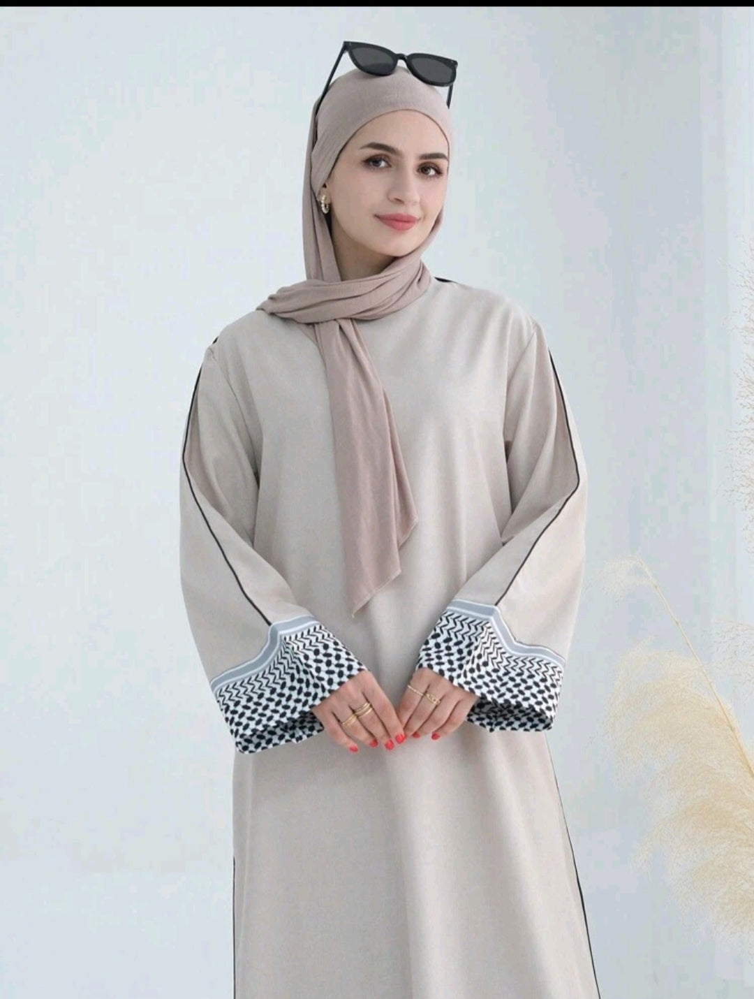 Pipping Kaffiyeh Abaya