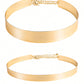 Metal Sleek Mirror Plate Waistband Belt