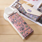 Korean Style diamond Check Contrast Color Envelope Clutch Wallet