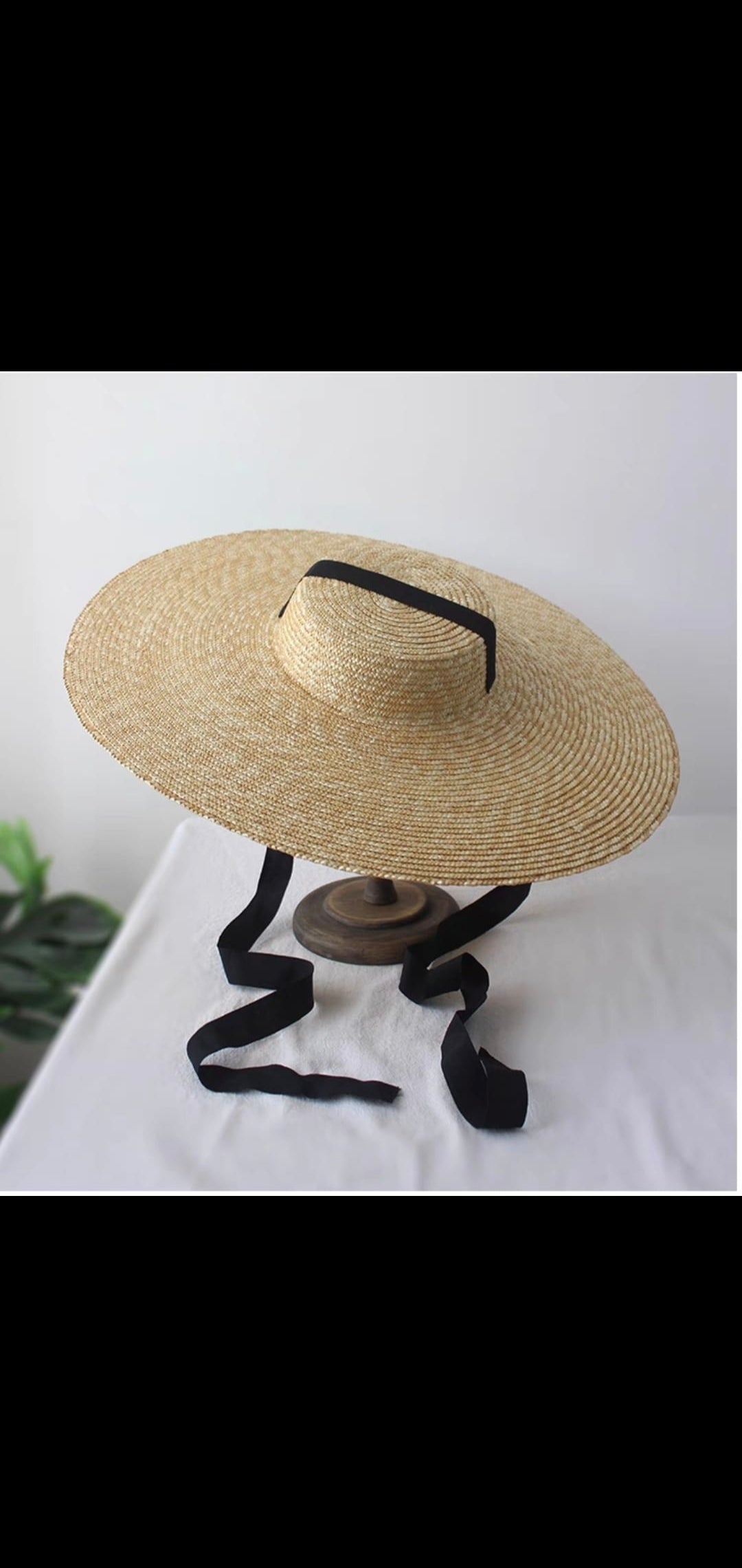 Vintage Wide Brim Hat