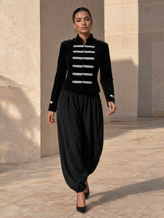 Nautical Jacket And Lantern Pants 2pc Set