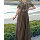 Elegant Cape 2pc Dress