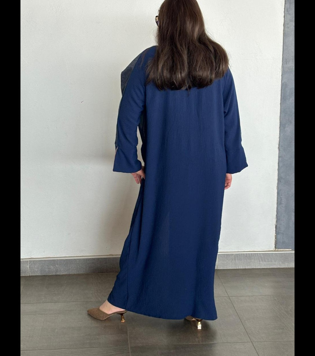 Her-Spo Shades of Blue Kimono Abaya