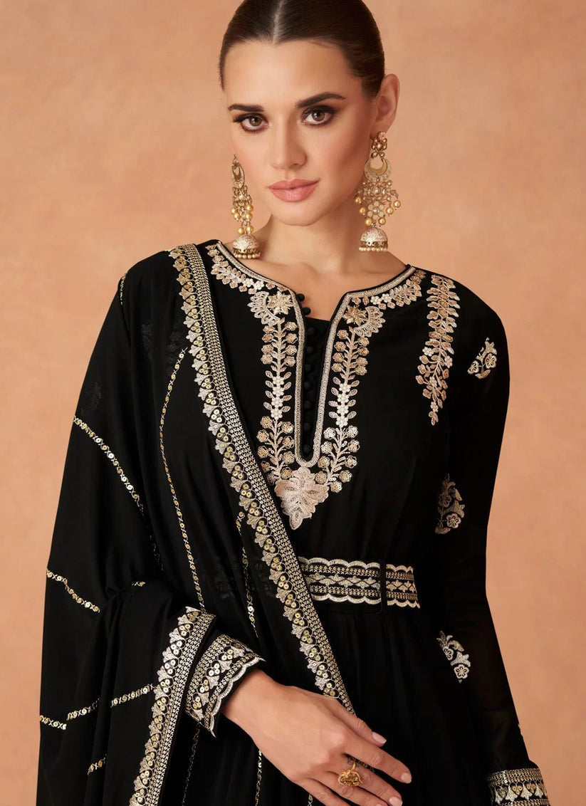 Aras Black Eastern  Dress