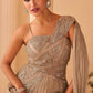 Designer Gown with Sequin Embroidery Evening Dress