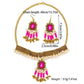 Bohemian Style Faux Pearl & Rhinestone & Tassel Jewelry Set