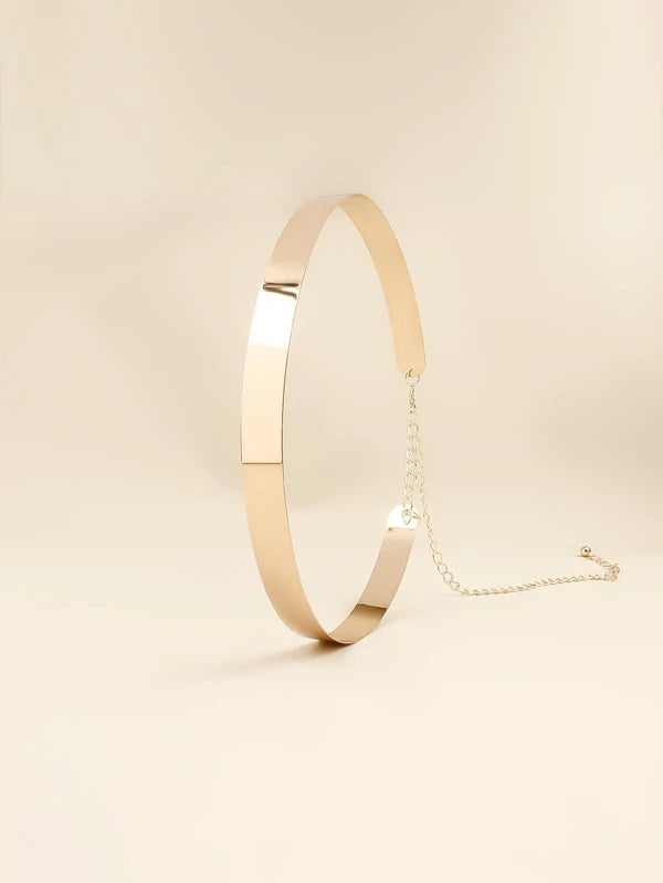 Minimalist Mirror Waist Belt