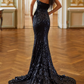 Sequin Long Evening Dress