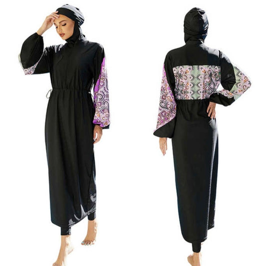 Modest Full Hijab Swimwear 3pc