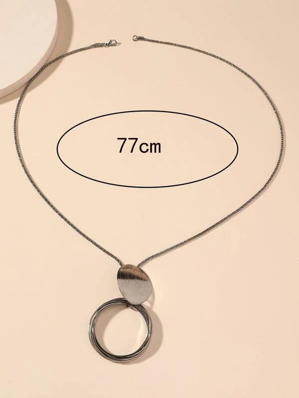 Circle Pendant Necklace