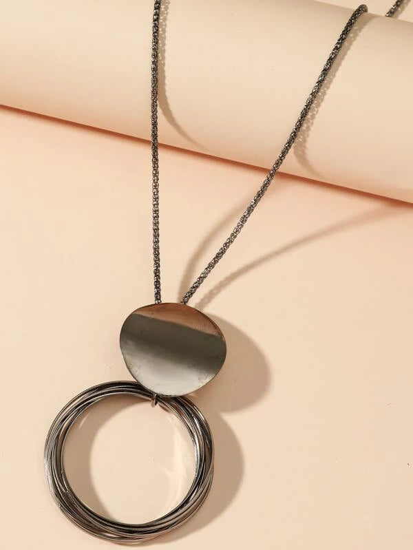 Circle Pendant Necklace