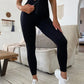 Workout Leggings Seamless Super High-Waisted Hook & Eye Athletic Tights